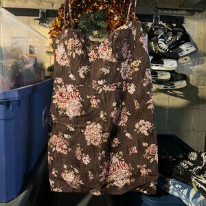 H&M Brown Floral Dress